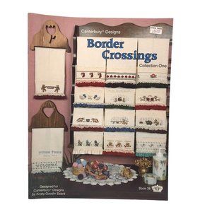 Vintage Cross Stitch Patterns, Border Crossings Collection One by Kristy Goodin
